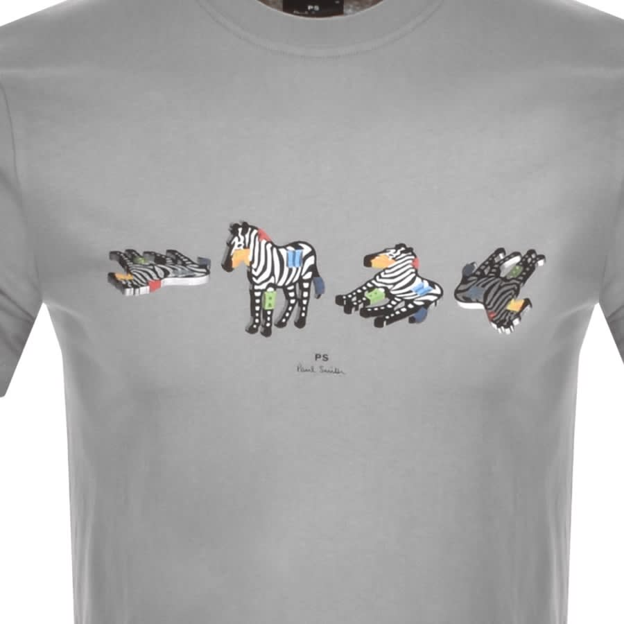 Alternative Image for ProductPS By Paul Smith Slim Fit T Shirt Grey3
