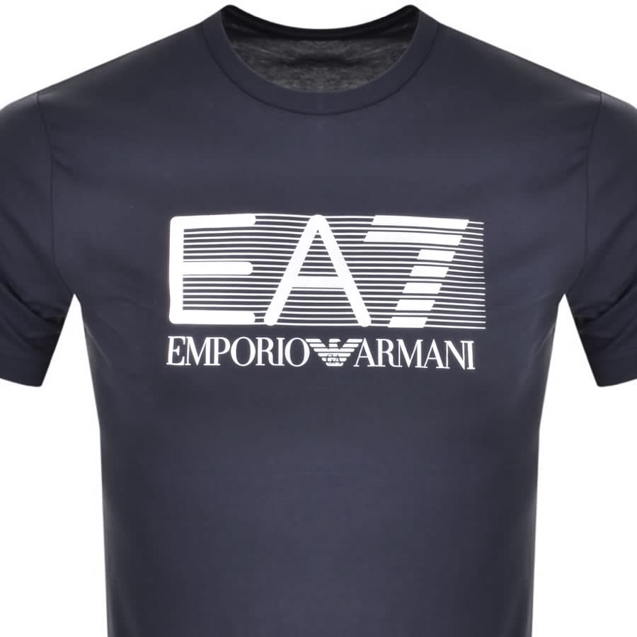 Alternative Image for ProductEA7 Emporio Armani Logo T Shirt Navy2