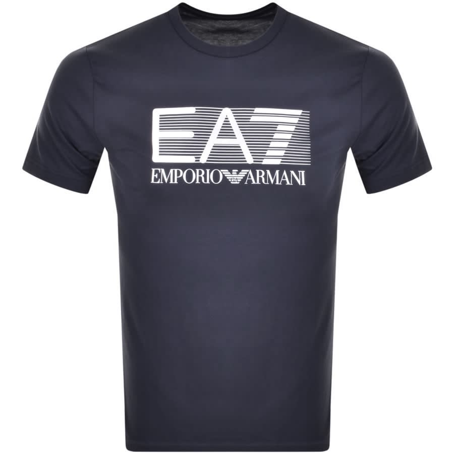 Alternative Image for ProductEA7 Emporio Armani Logo T Shirt Navy1