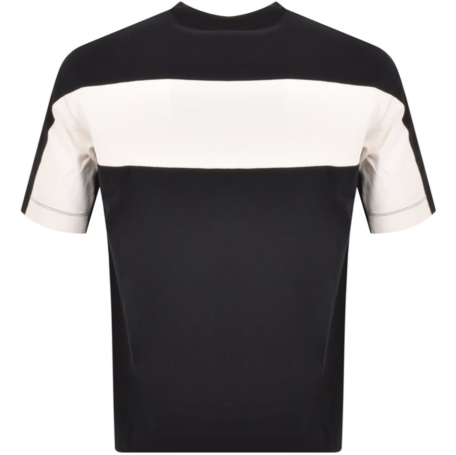 Alternative Image for ProductEmporio Armani Crew Neck Logo T Shirt Navy3