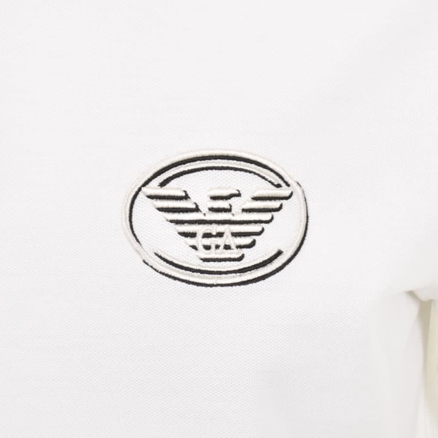 Alternative Image for ProductEmporio Armani Short Sleeved Polo T Shirt White3