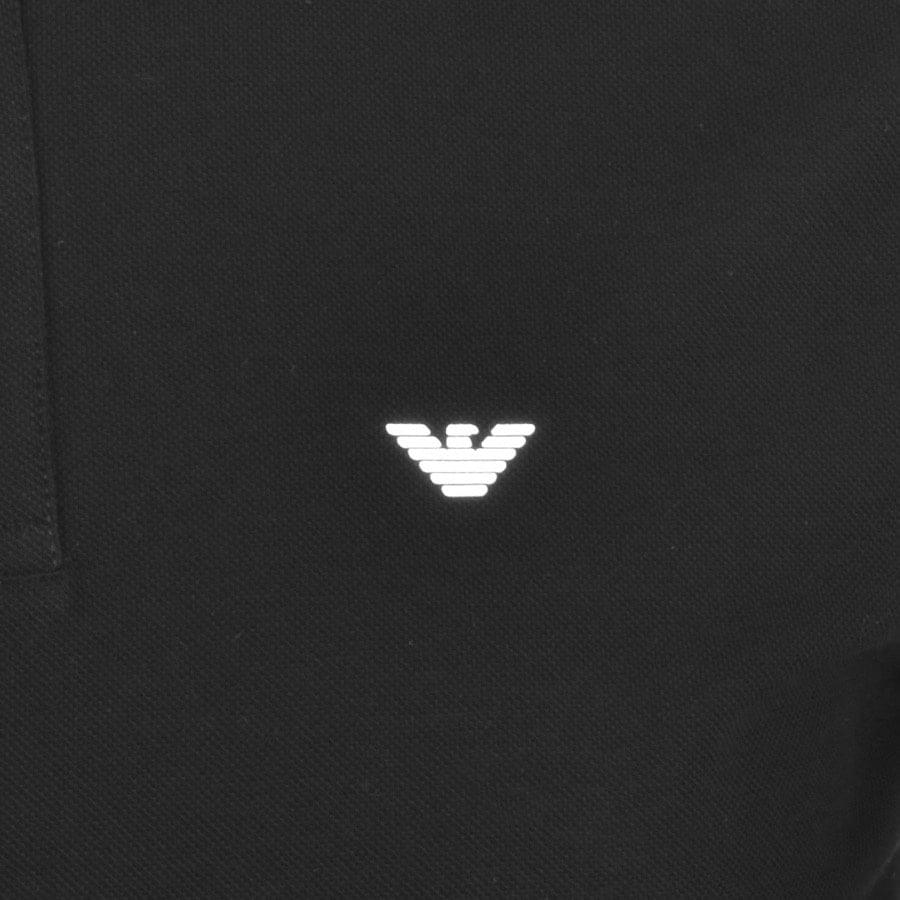 Alternative Image for ProductEmporio Armani Short Sleeved Polo T Shirt Black3