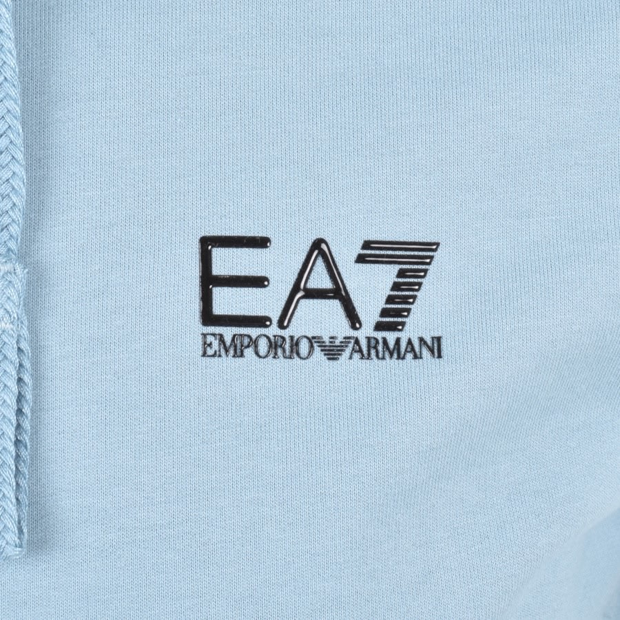 Alternative Image for ProductEA7 Emporio Armani Logo Hoodie Blue3