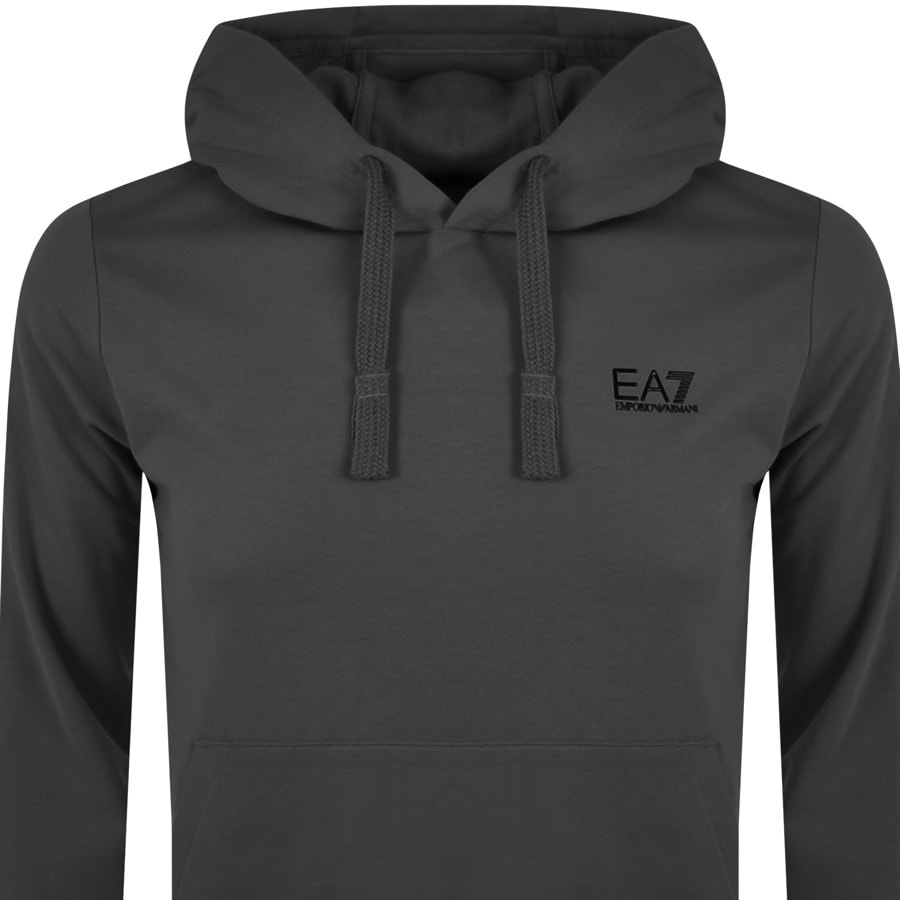 Alternative Image for ProductEA7 Emporio Armani Logo Hoodie Grey2