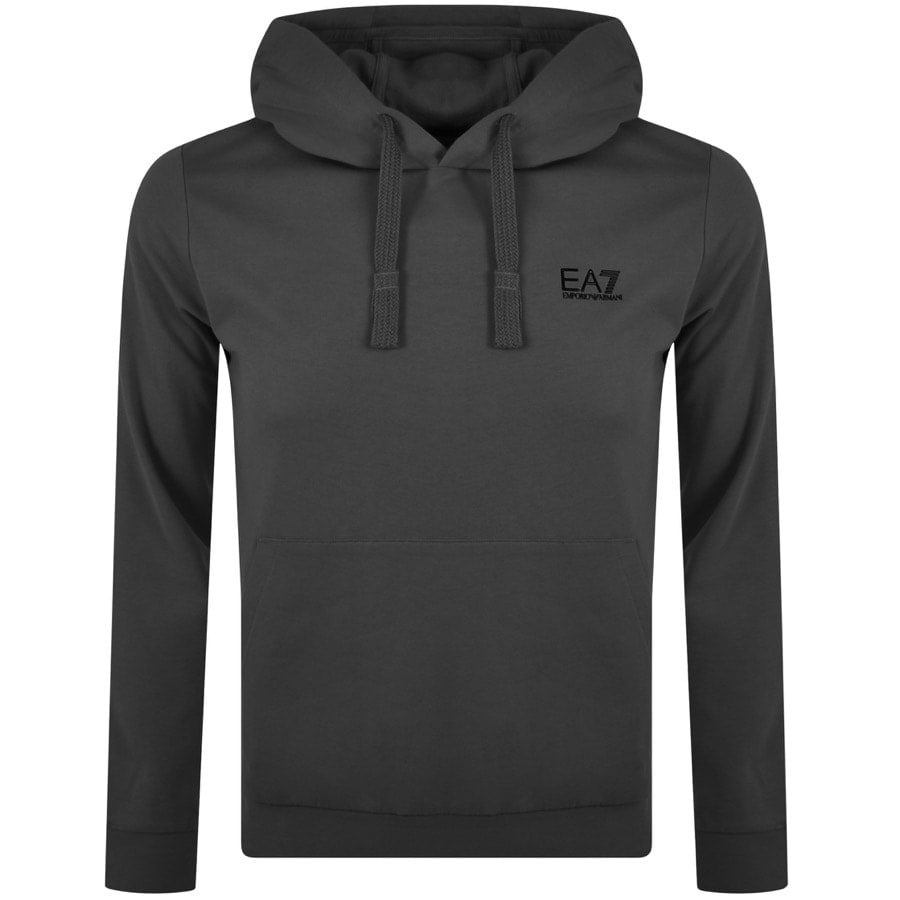Alternative Image for ProductEA7 Emporio Armani Logo Hoodie Grey1