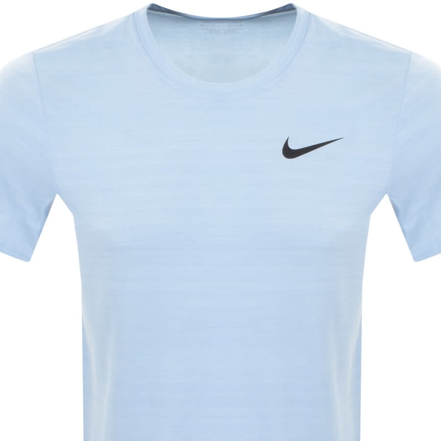 Alternative Image for ProductNike Training Dri Fit Superset Logo T Shirt Blue2