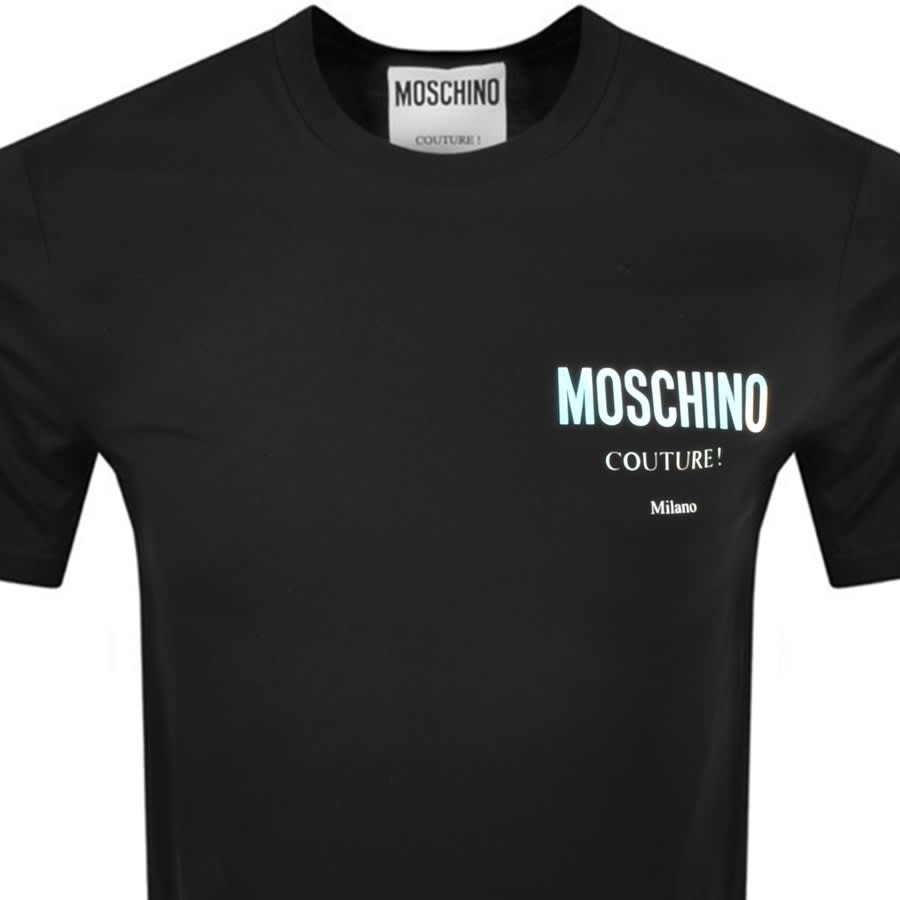 Alternative Image for ProductMoschino Short Sleeve Logo T Shirt Black2