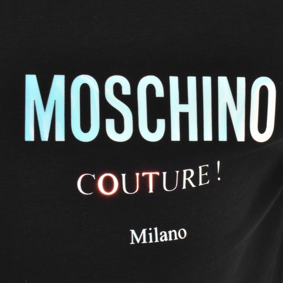 Alternative Image for ProductMoschino Short Sleeve Logo T Shirt Black3