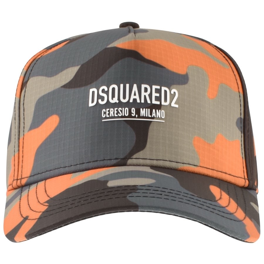 Alternative Image for ProductDSQUARED2 Milano Logo Baseball Cap Orange1