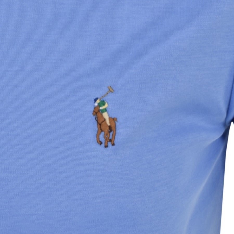 Alternative Image for ProductRalph Lauren Slim Fit Polo T Shirt Blue3