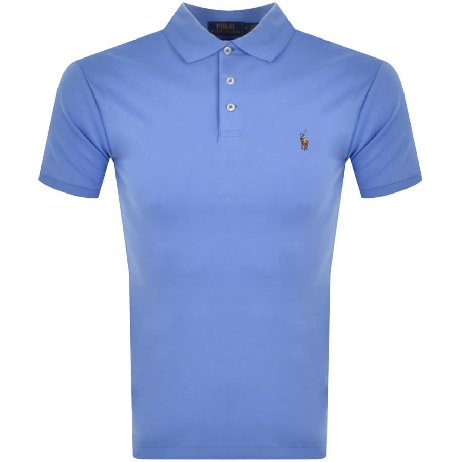 Alternative Image for ProductRalph Lauren Slim Fit Polo T Shirt Blue1