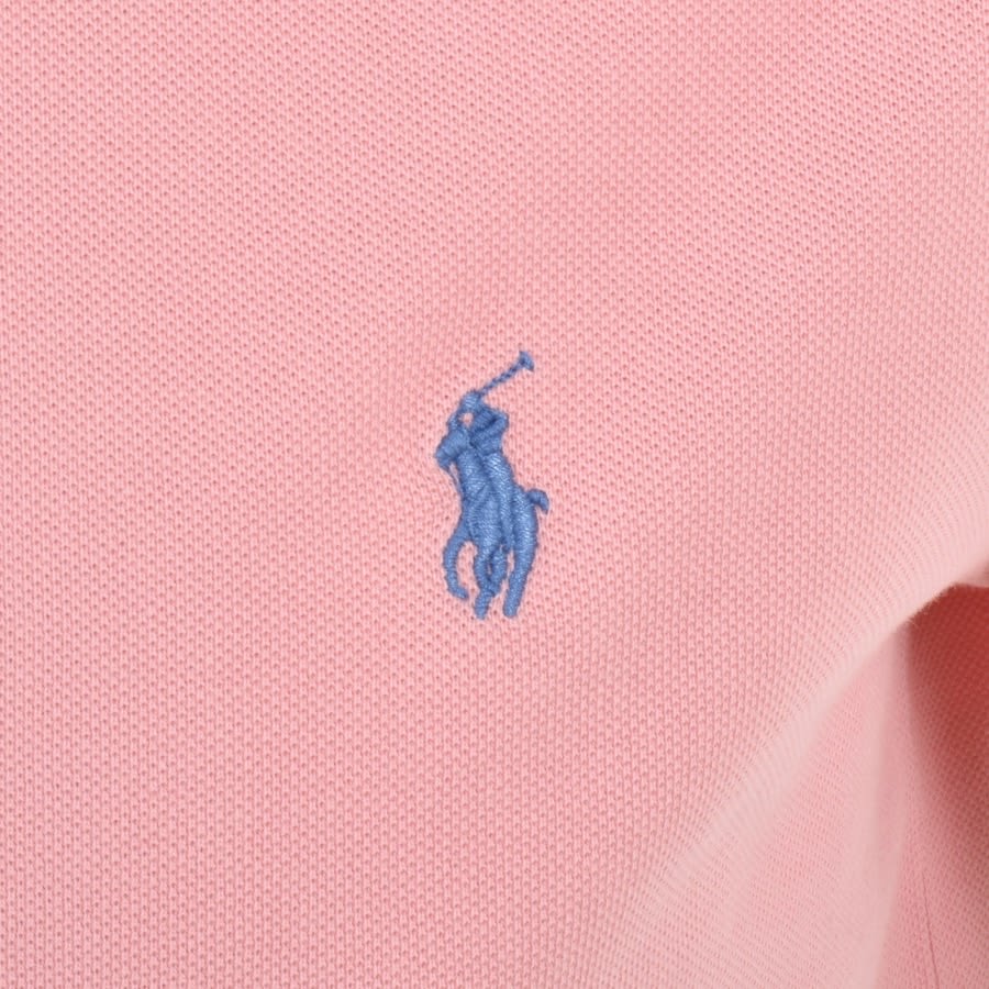 Alternative Image for ProductRalph Lauren Custom Slim Polo T Shirt Pink3