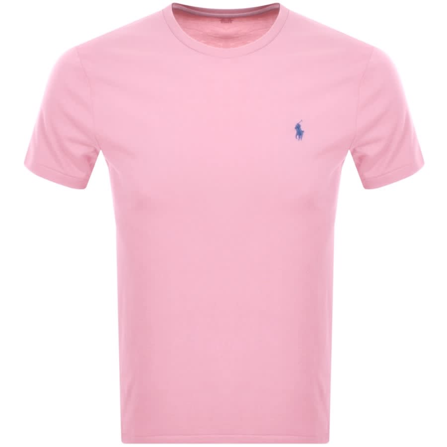 Alternative Image for ProductRalph Lauren Crew Neck Slim Fit T Shirt Pink1