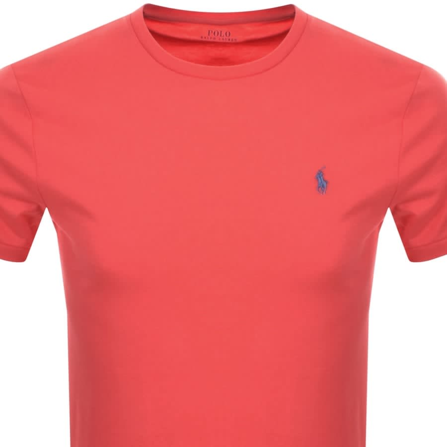 Alternative Image for ProductRalph Lauren Crew Neck Slim Fit T Shirt Red2