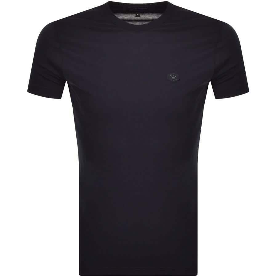 Mainline Menswear Men Clothing Shirts Short sleeved Shirts Short Sleeve Logo Shirt Navy 