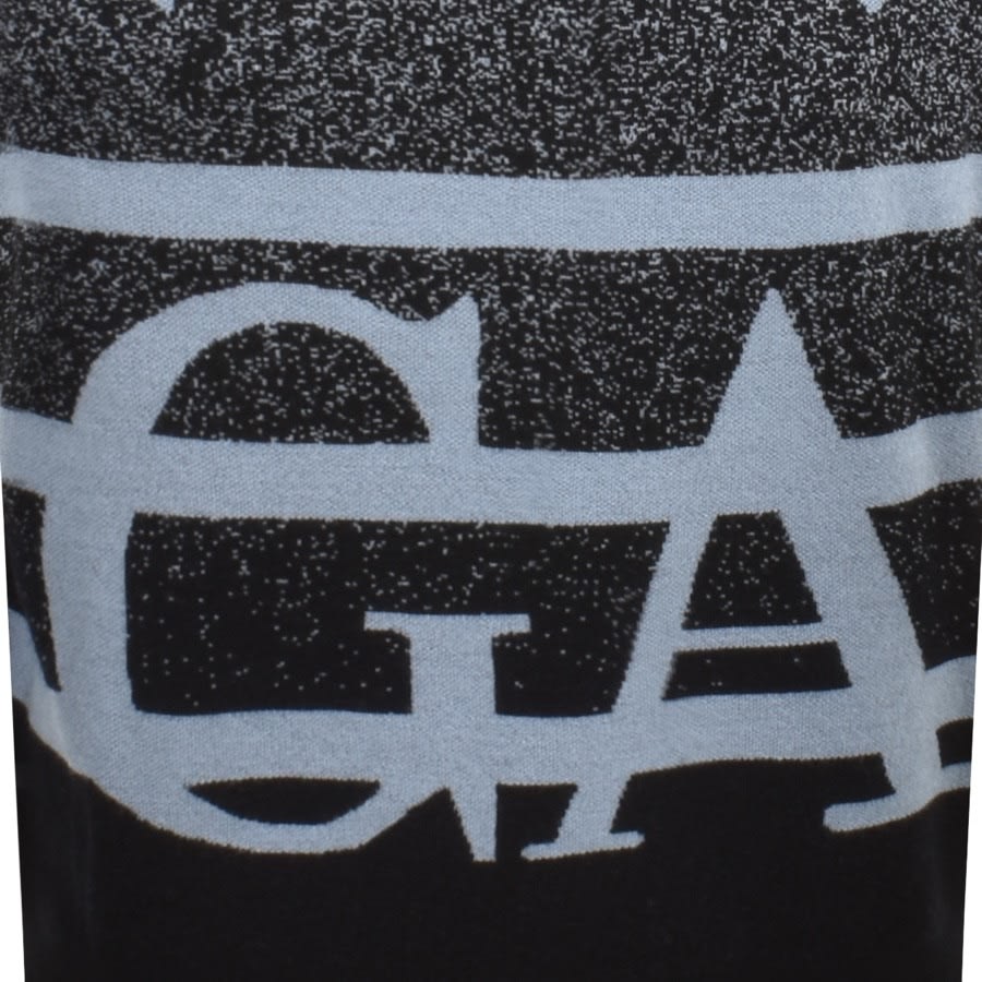 Alternative Image for ProductEmporio Armani Crew Neck Logo Sweatshirt Blue3