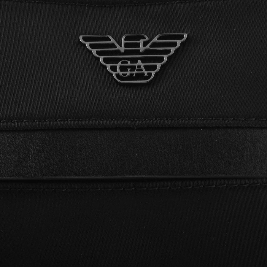 Alternative Image for ProductEmporio Armani Logo Messenger Bag Black3