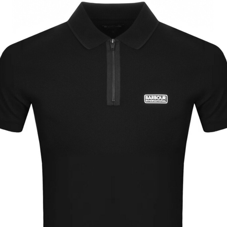 Alternative Image for ProductBarbour International Polo T Shirt Black2