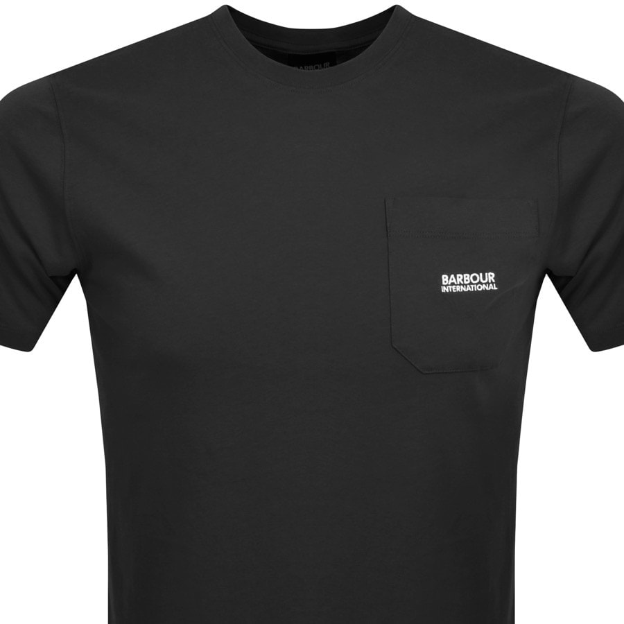 Alternative Image for ProductBarbour International Logo T Shirt Black2