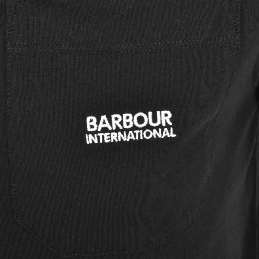 Alternative Image for ProductBarbour International Logo T Shirt Black3