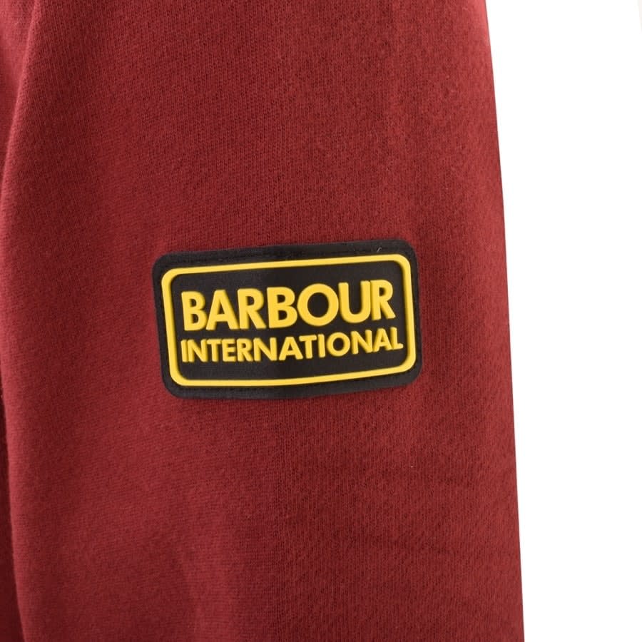 Alternative Image for ProductBarbour International Sweatshirt Burgundy3