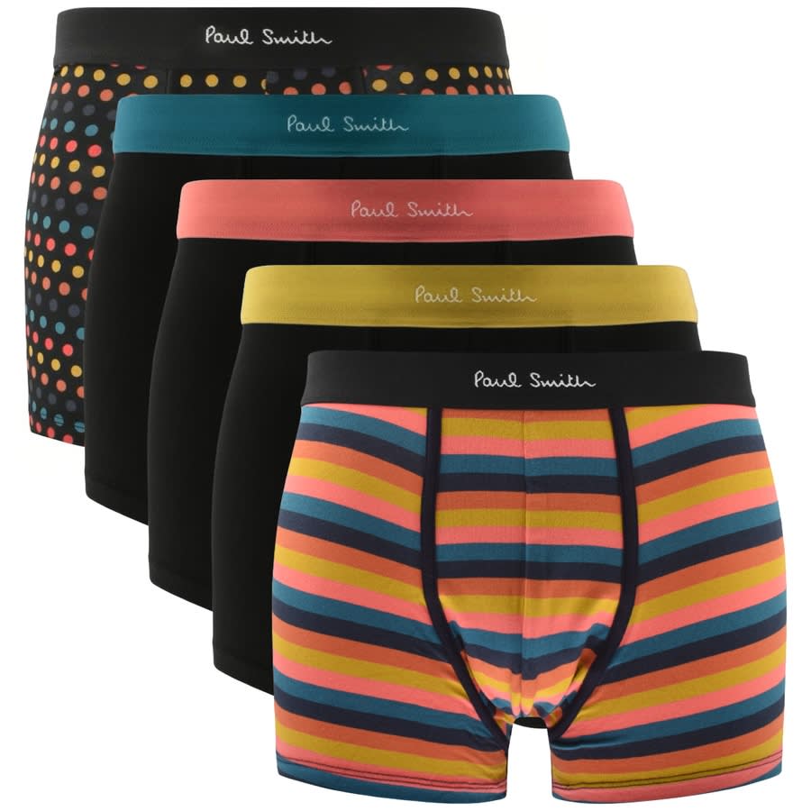 Alternative Image for ProductPS By Paul Smith Five Pack Trunks Black1
