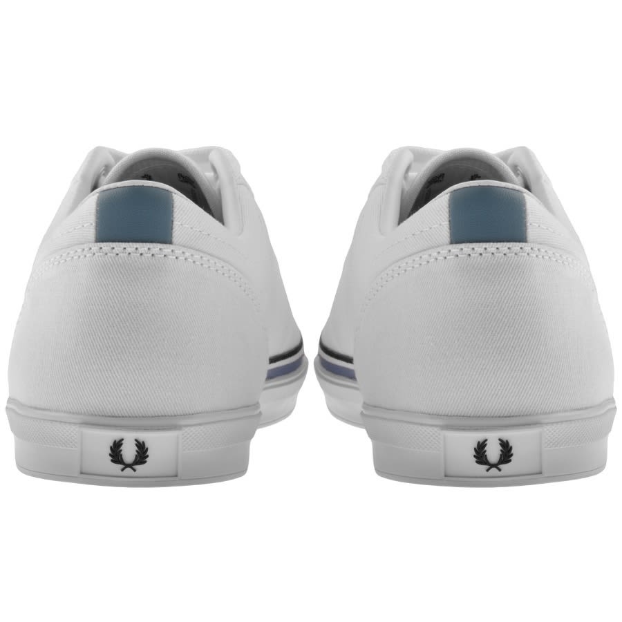 Alternative Image for ProductFred Perry Baseline Twill Trainers White2