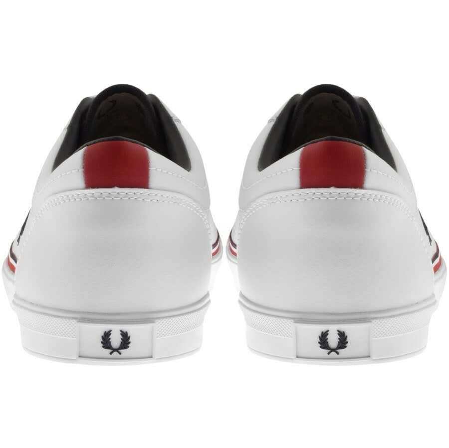Alternative Image for ProductFred Perry Baseline Leather Trainers White2