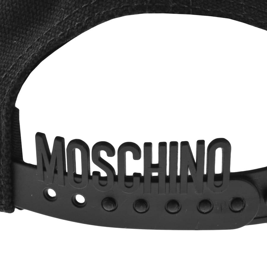 Alternative Image for ProductMoschino Fantasy Logo Baseball Cap Black3