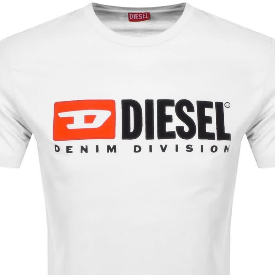 Alternative Image for ProductDiesel T Diegor Short Sleeved T Shirt White2