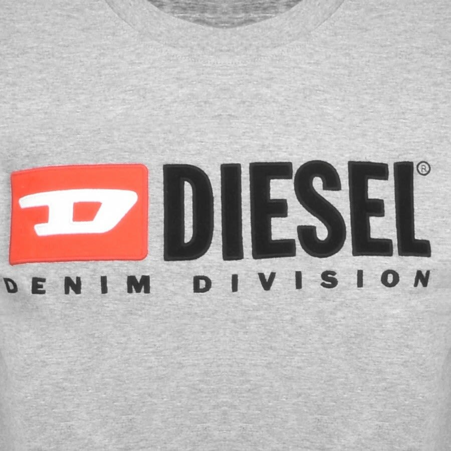 Alternative Image for ProductDiesel T Just Long Sleeve T Shirt Grey3