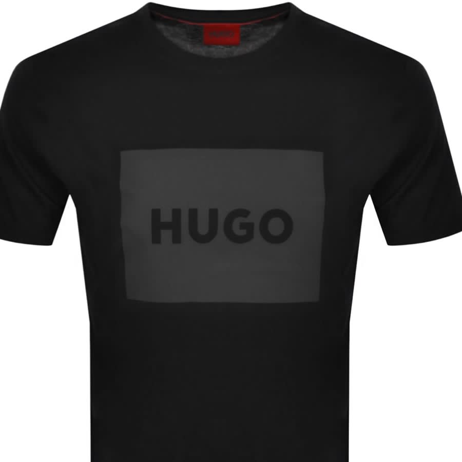 Alternative Image for ProductHUGO Dulive Crew Neck T Shirt Black2