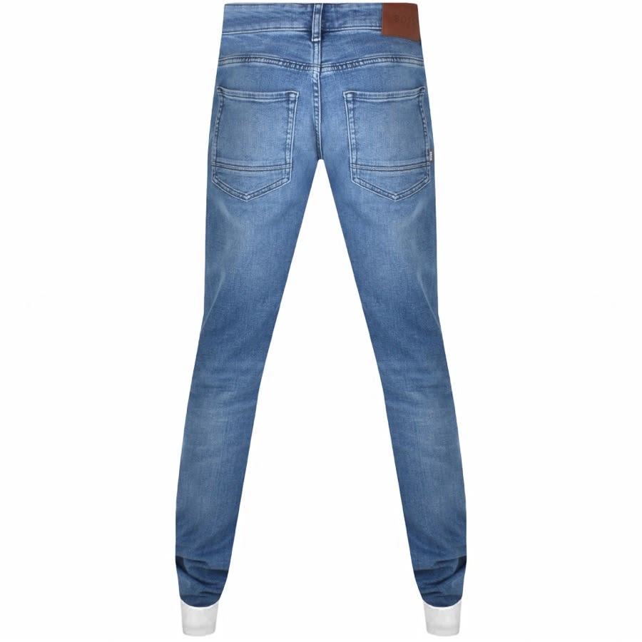Alternative Image for ProductBOSS Delaware 3 Mid Wash Jeans Blue2
