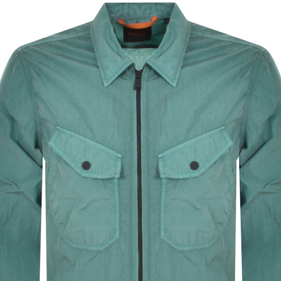 Alternative Image for ProductBOSS Full Zip Lovel Overshirt Jacket Green2