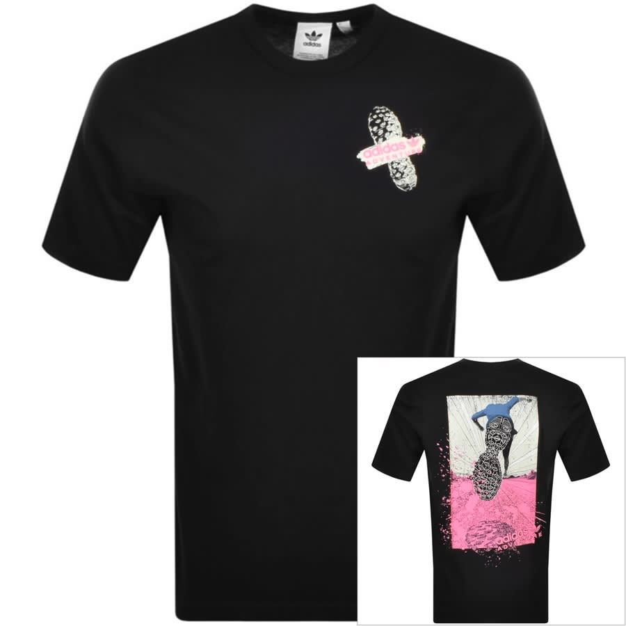 Alternative Image for Productadidas Originals Adventure Trail T Shirt Black1