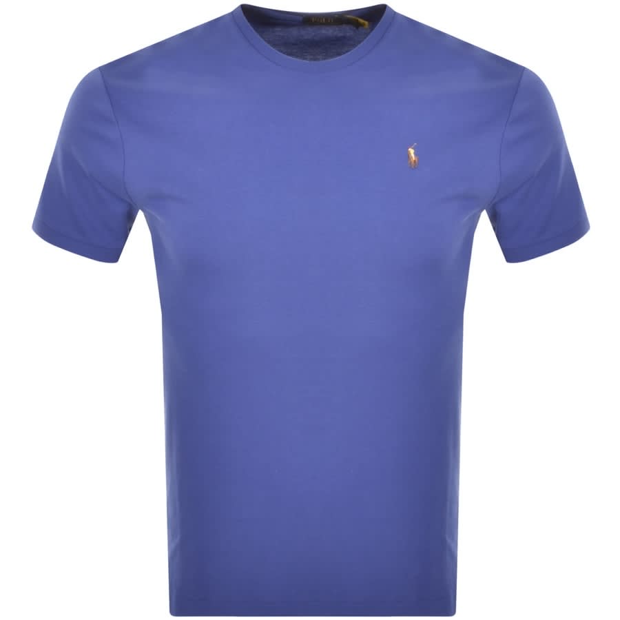 Alternative Image for ProductRalph Lauren Pima Crew Neck T Shirt Blue1