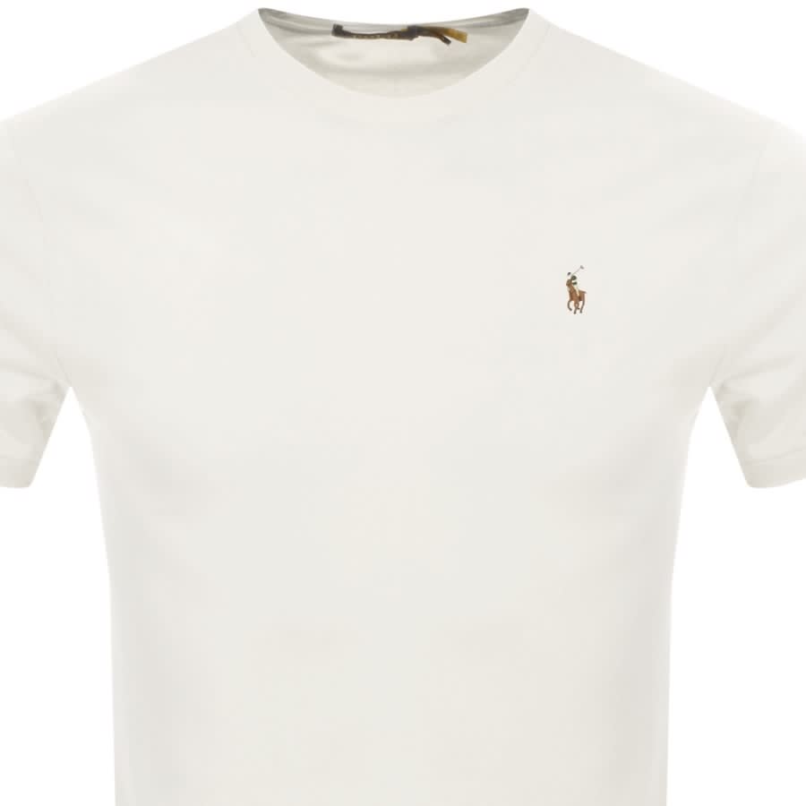 Alternative Image for ProductRalph Lauren Crew Neck T Shirt Cream2