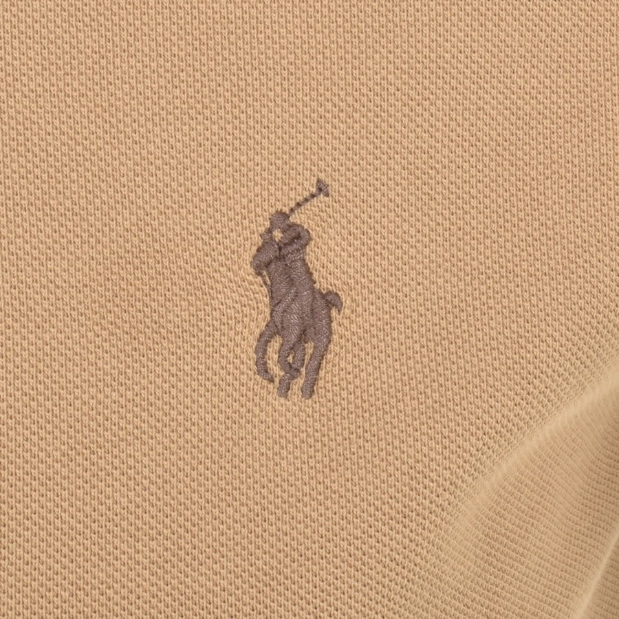 Alternative Image for ProductRalph Lauren Custom Slim Polo T Shirt Brown3