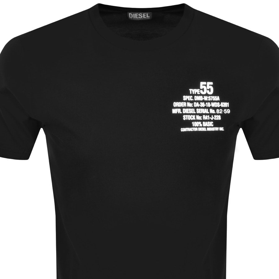 Alternative Image for ProductDiesel T Diegor K51 Short Sleeved T Shirt Black2