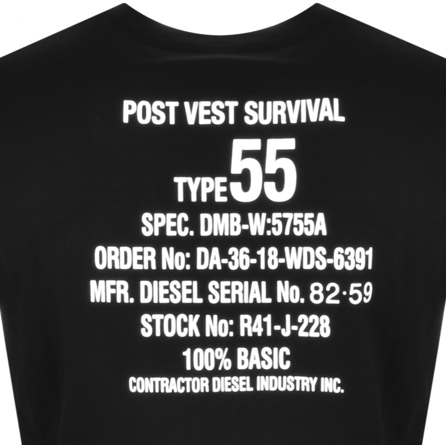 Alternative Image for ProductDiesel T Diegor K51 Short Sleeved T Shirt Black3