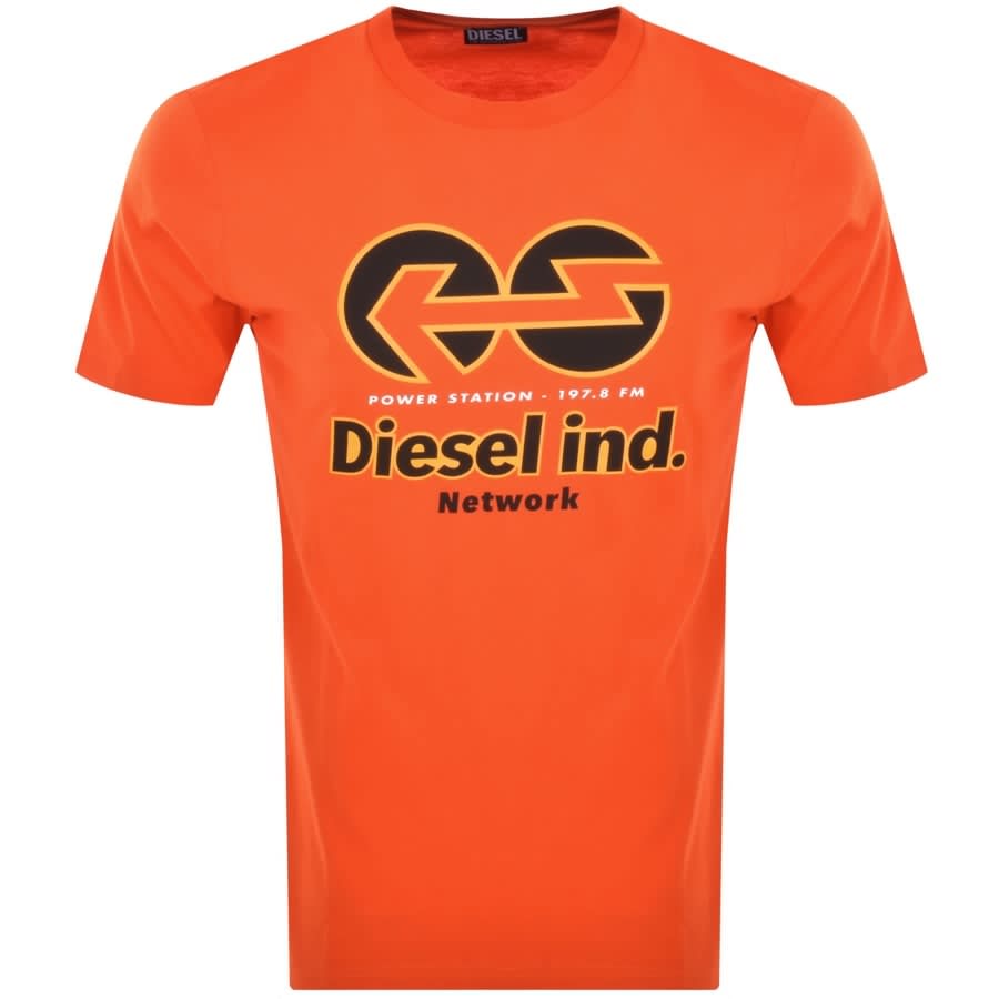 Alternative Image for ProductDiesel T Just E18 Short Sleeved T Shirt Orange1