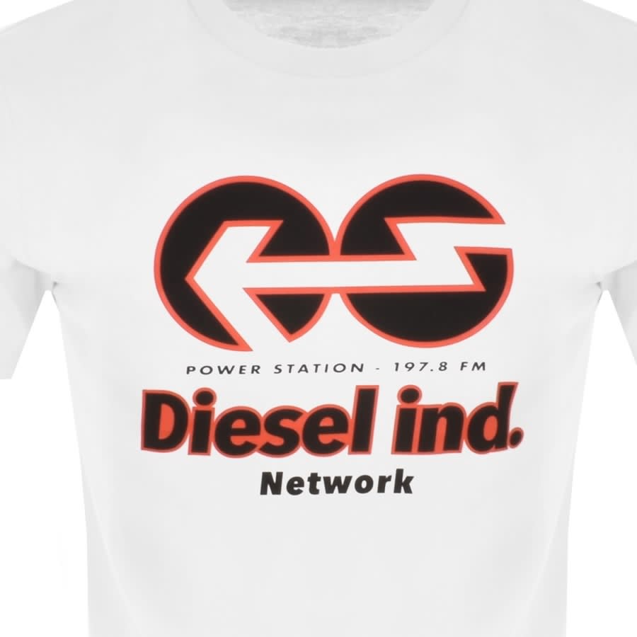 Alternative Image for ProductDiesel T Just E18 Short Sleeved T Shirt White3