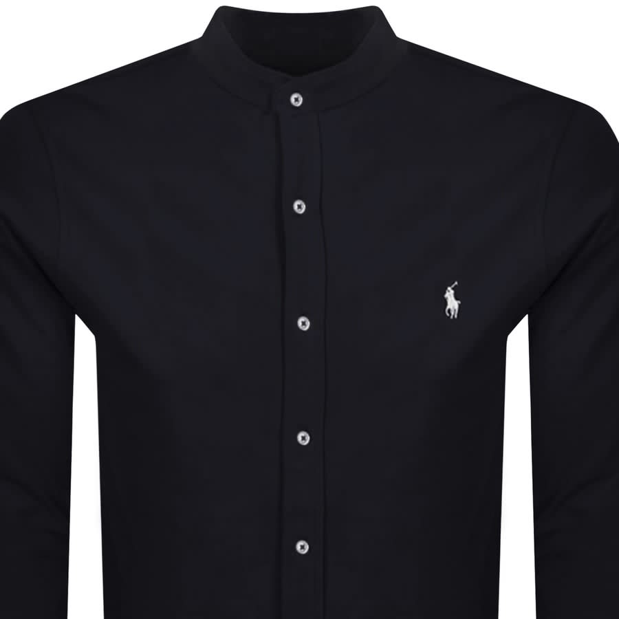 Alternative Image for ProductRalph Lauren Grandad Mesh Shirt Navy2