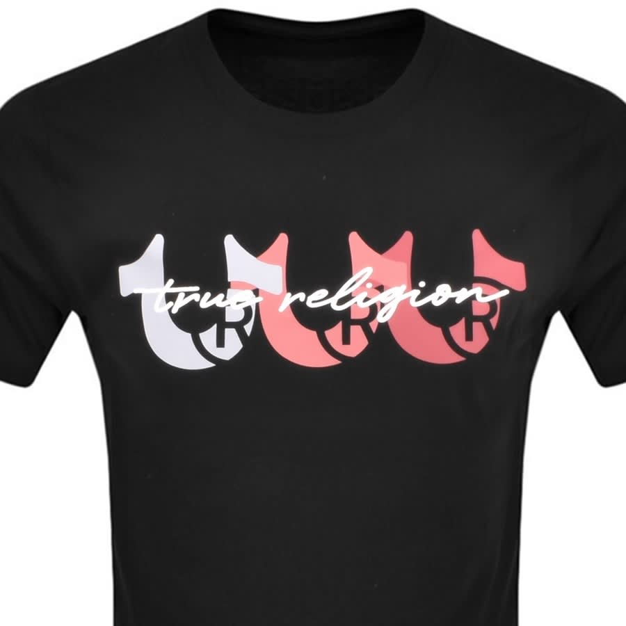 Alternative Image for ProductTrue Religion Arch Logo T Shirt Black2