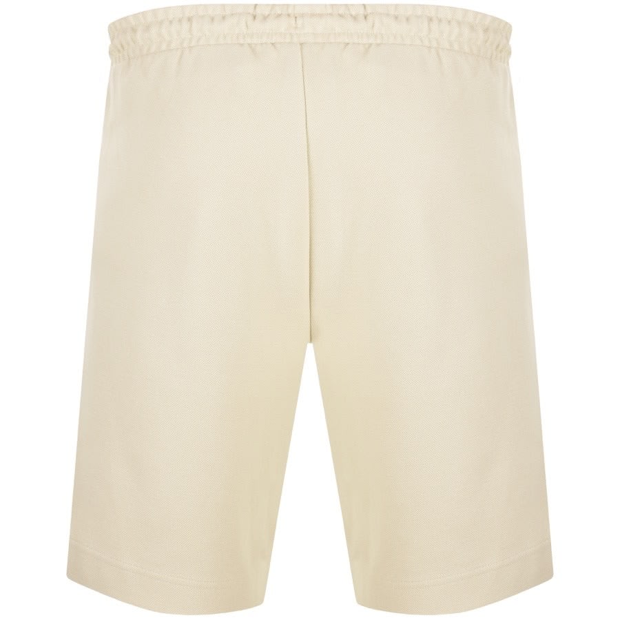 Alternative Image for ProductBOSS Headlo Curved Jersey Shorts Beige2