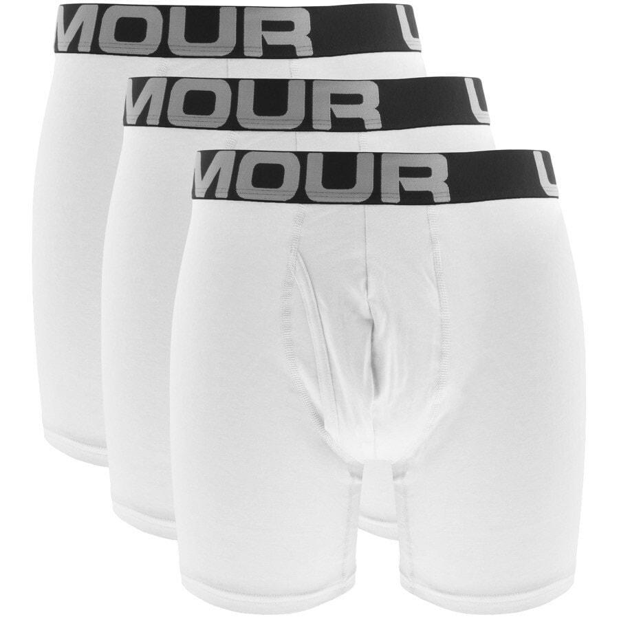 Alternative Image for ProductUnder Armour Boxerjock 3 Pack Boxer Shorts White1