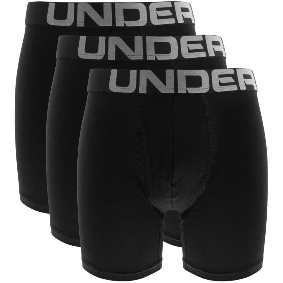 Alternative Image for ProductUnder Armour Boxerjock 3 Pack Boxer Shorts Black1