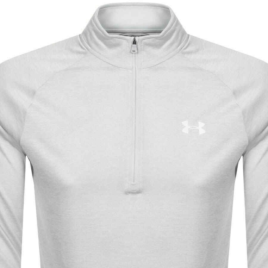 Alternative Image for ProductUnder Armour Half Zip Tech Sweatshirt Grey2