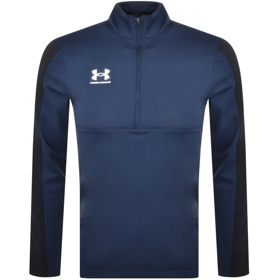 Alternative Image for ProductUnder Armour Half Zip Challenger Sweatshirt Navy1