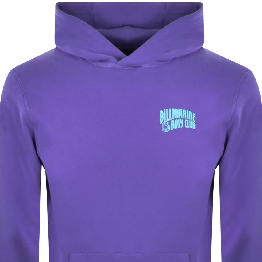 Alternative Image for ProductBillionaire Boys Club Arch Logo Hoodie Purple2